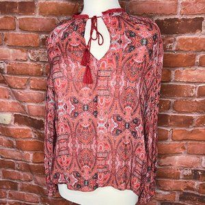 Lucky Brand Long Sleeve Blouse